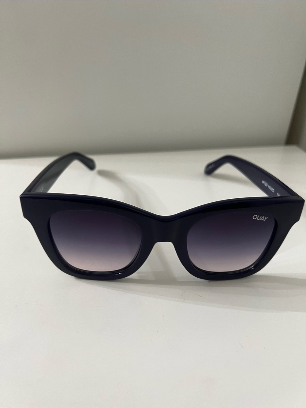 Quay Australia Women's Navy blue Cat-Eye Sunglasses - Gradient Lenses